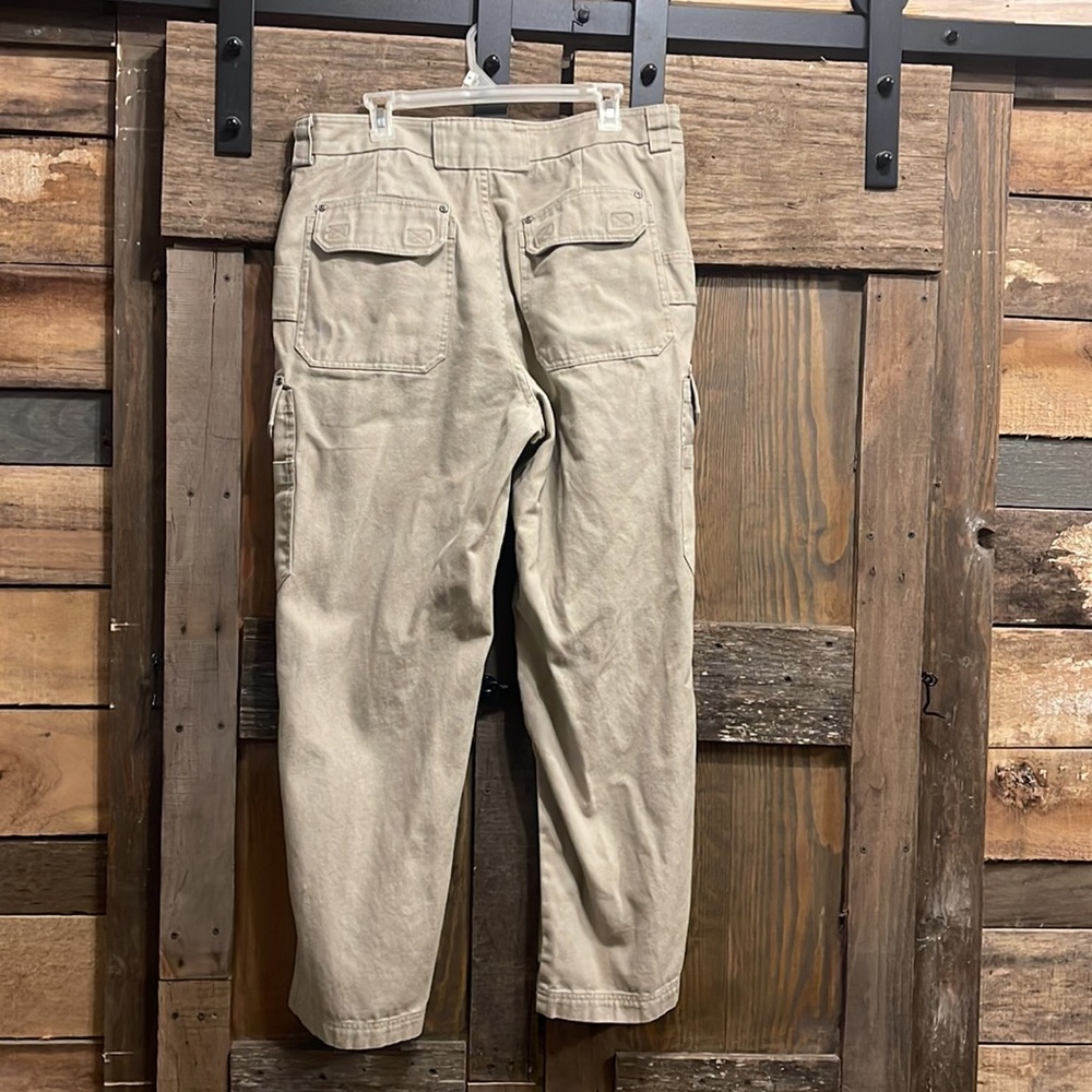 Men’s Work Cargo Pants With Bootcut Openings View 2